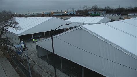 Work continues on Brighton Park tent camp following environmental report